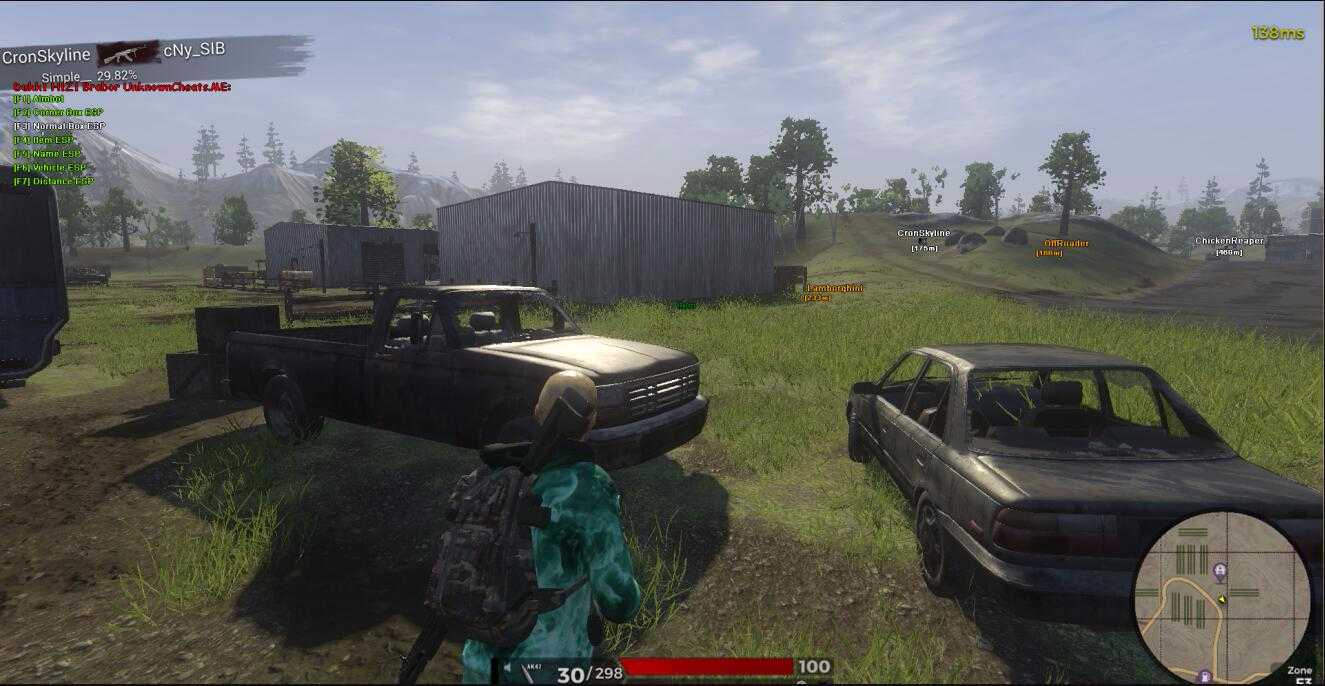 H1Z1外部作弊来之老外论坛的作品 TC辅助网www.tcsq1.com8355